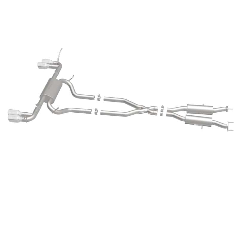Magnaflow — MagnaFlow Cat Back, SS, 2.5in, Quad Split Polish 4in tip 14-15 Jeep Grand Cherokee 3.6L/5.7L V6/V8
Cat-Back - view 9