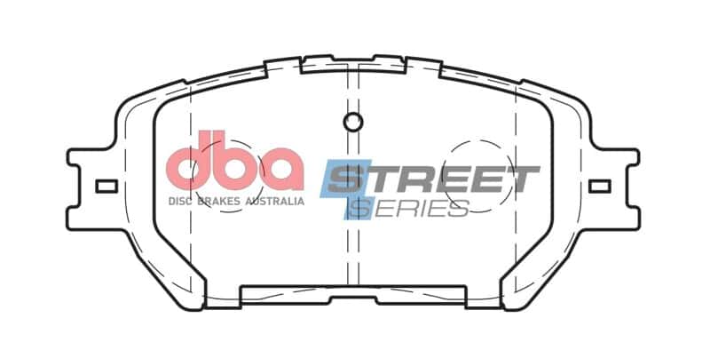 DBA — DBA 09-15 Lexus IS250 Street Series Front Brake Pads
Brake Pad - view 2