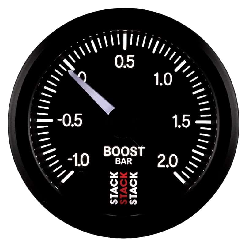 AutoMeter — Autometer Stack 52mm -1 to +2 Bar (Incl T-Fitting) Pro Stepper Motor Boost Pressure Gauge - Black
Ga Bst Stpr Blk 2Bar - view 4