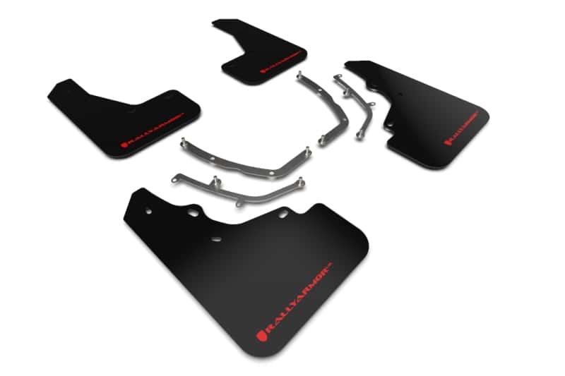 Rally Armor — Rally Armor 19-26 Mazda3 Hatchback Black UR Mud Flap w/Red Logo
Mud Flap - view 1