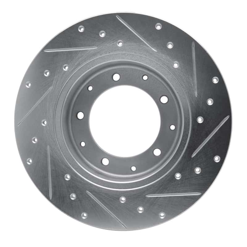 R1 Concepts — R1 74-16 Land Rover Range Rover Rear Left Drilled & Slotted Silver Brake Rotor
R1 Brake Rotor Drill - view 5