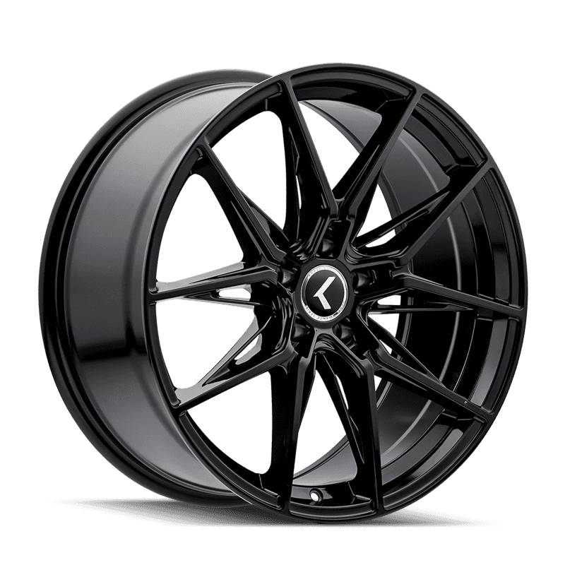 Kraze Wheels — Kraze KR196 Evolve 20x9 / 5x114.3 BP / 35mm Offset / 72.62mm Hub Gloss Black Wheel
KRAZE KR196 - view 1