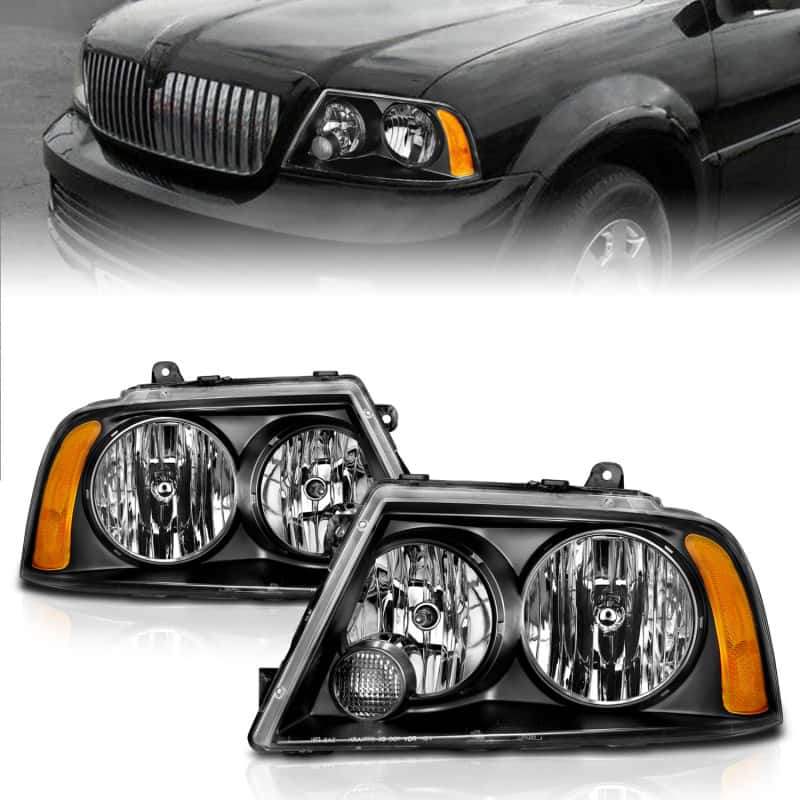 ANZO — ANZO 2003-2006 Lincoln Navigator Crystal Headlights Black
Head Light Set
HdLtSet - view 7