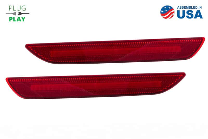 Diode Dynamics — Diode Dynamics 15-21 EU/AU Ford Mustang LED Sidemarkers - Red (Pair) - view 1