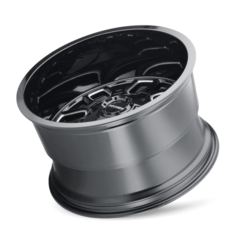Mayhem — Mayhem 8107 Cogent 20x9 / 6x135 BP / 13mm Offset / 106mm Hub Black w/ Milled Spokes Wheel
MAYHEM 8107 - view 4