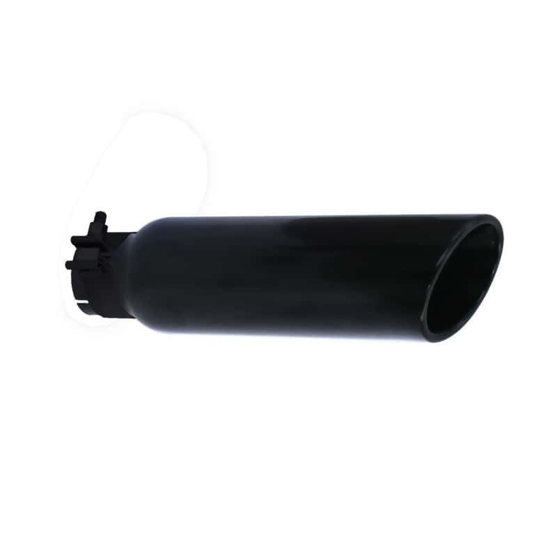 Go Rhino — Go Rhino Exhaust Tip - Black - ID 2 1/2in x L 14in x OD 4in
GR Black Exhaust Tip - view 2
