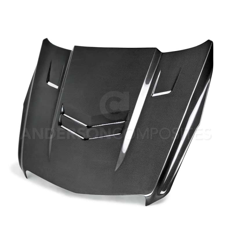 Anderson Composites — Anderson Composites 13-15 Cadillac ATS Type-VT Hood - view 1