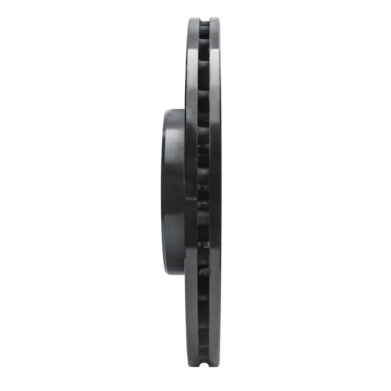 R1 Concepts — R1 2007-2016 Volvo S60 Front Right Drilled & Slotted Black Brake Rotor
R1 Brake Rotor Drill - view 3