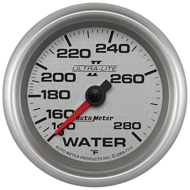 AutoMeter — Autometer Ultra-Lite II 2 5/8in 140-280 Degree F Mechanical Water Temperature Gauge
2-5/8" WATER TEMP, 1 - view 2