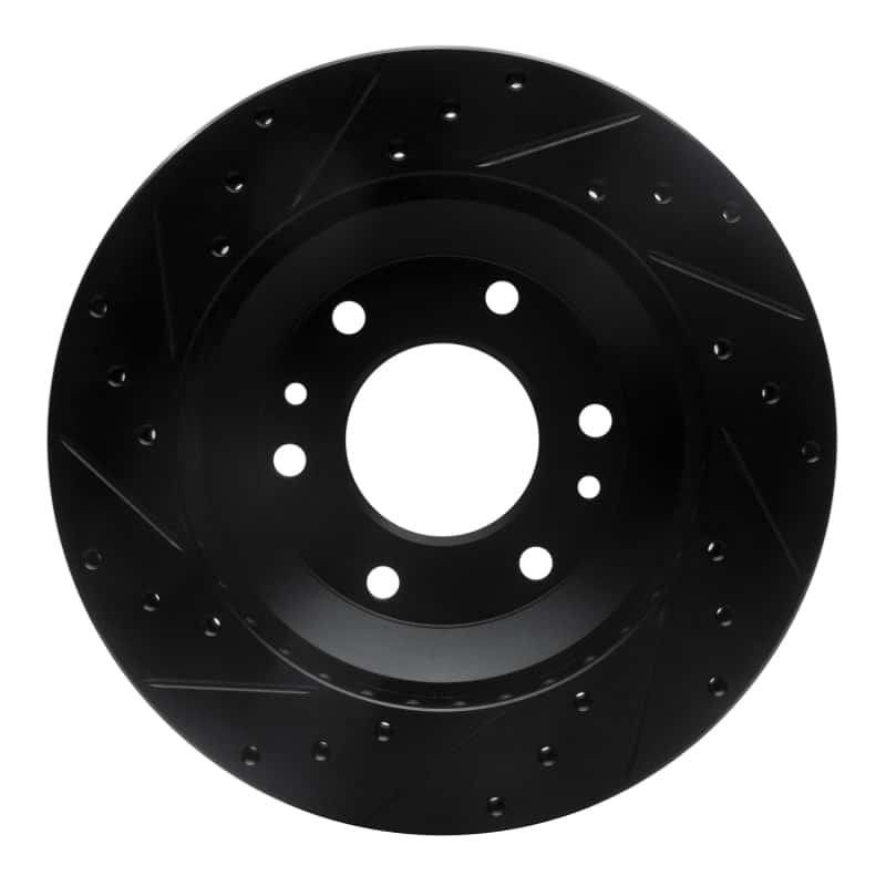R1 Concepts — R1 02-05 Buick Rainier Front Right Drilled & Slotted Black Brake Rotor
R1 Brake Rotor Drill - view 5