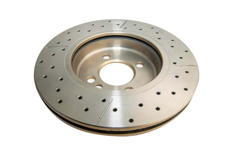 DBA — DBA 02-06 Mini Cooper Front Street Series Drilled & Slotted Rotor w/Gold Hat
Brake Rotor - view 2