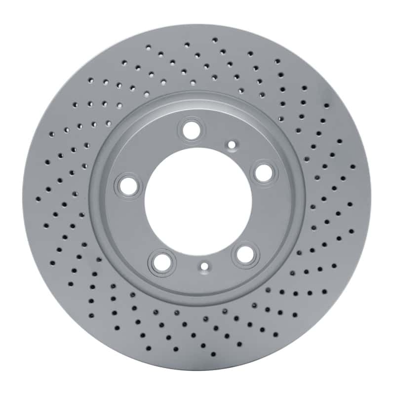DFC — DFC 99-23 Porsche 911 Right Front Drilled Hi-Carbon Alloy Geomet Coated Rotor
DFC Brake Rotor - view 1