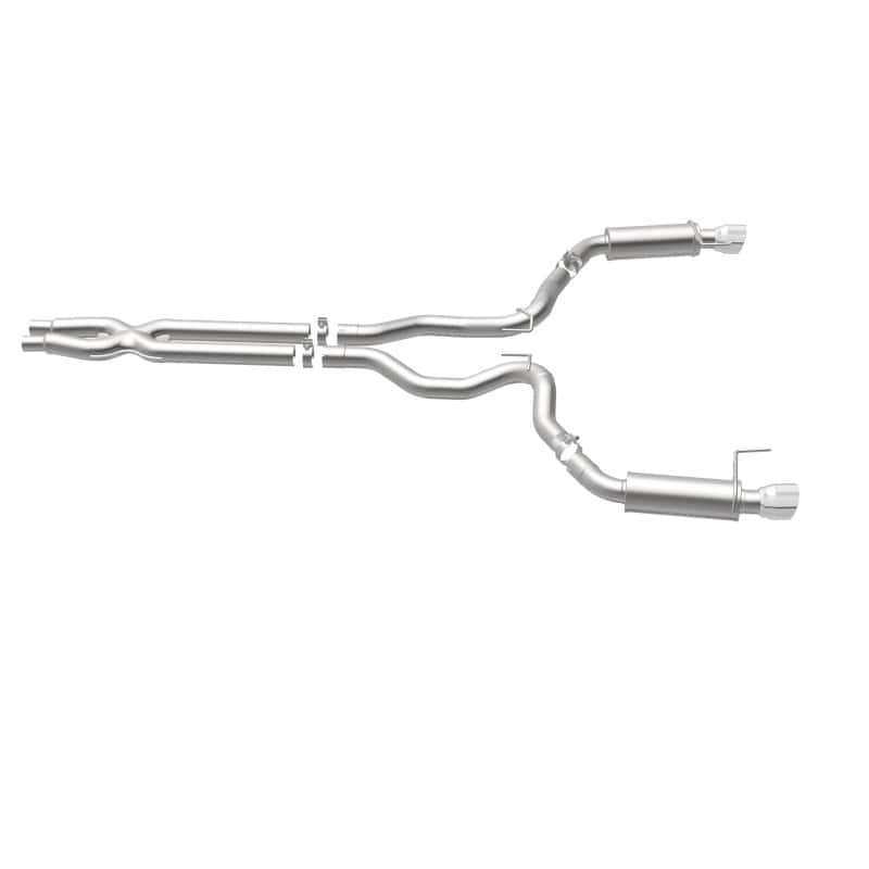Magnaflow — MagnaFlow Cat Back, SS, 3in, Competition, Dual Split Polished 4.5in Tips 2015 Ford Mustang GT V8 5.0
Cat-Back - view 15