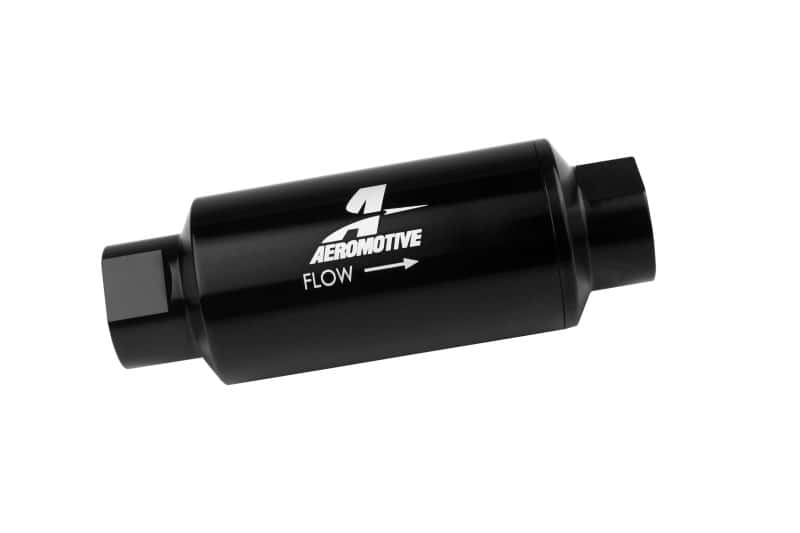 Aeromotive — Aeromotive In-Line Fuel Filter 40-M Stainless Mesh Element ORB-10 Port (Bright-Dip Black) 2in. OD
Fuel Filter - view 1