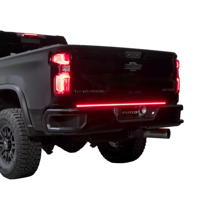 Putco — Putco 2024 Chevrolet Silverado HD/ GMC Sierra HD 60In Direct Fit Red Blade Kit Tailgate Bars - view 7