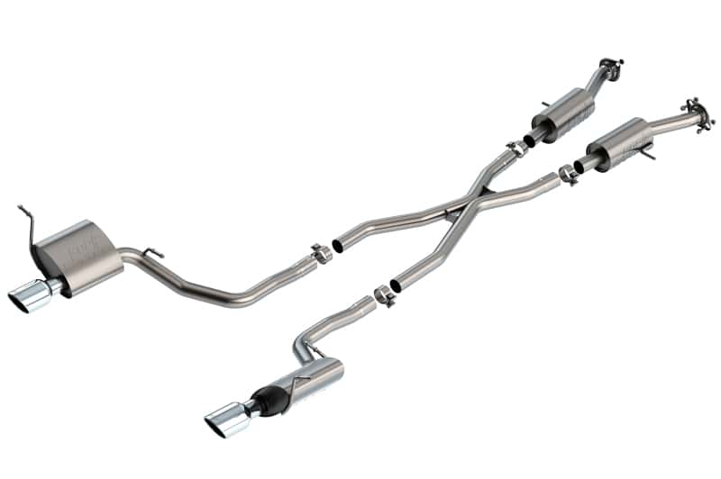 Borla — Borla 14-20 Jeep Grand Cherokee 3.6L V6 2/4WD 2.25in S-Type Cat-back
Cat-Back System - view 1