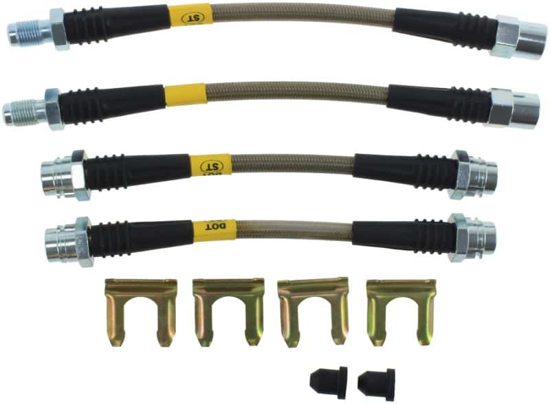 Stoptech — StopTech 93-98 Volkswagen Golf Stainless Steel Rear Brake Lines
SS Brake Lines - view 5