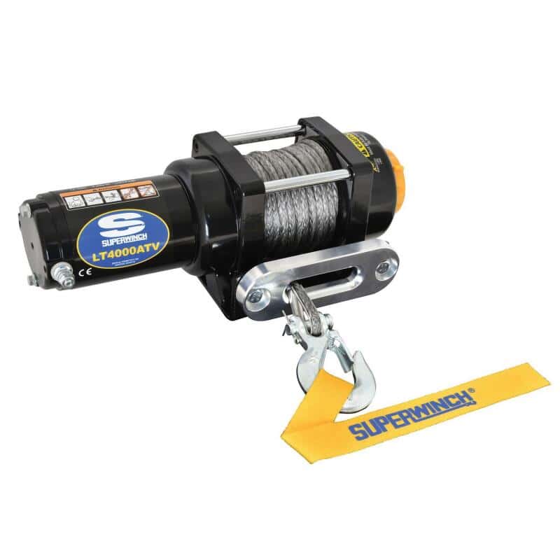 Superwinch — Superwinch 4000 LBS 12V DC 3/16in x 50ft Synthetic Rope LT4000 Winch
Winch - view 14