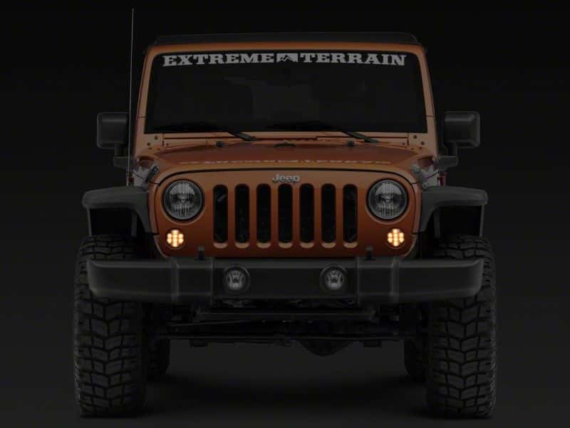 Raxiom — Raxiom 07-18 Jeep Wrangler JK Axial Series LED Front Turn Signals- Clear
Lights - view 4