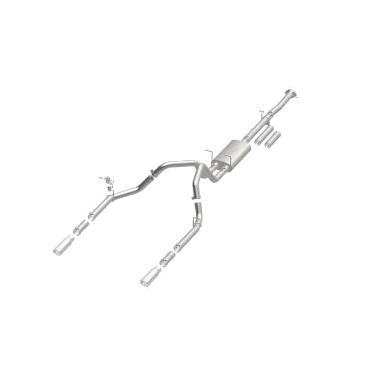 Magnaflow — MagnaFlow Stainless Cat-Back Exhaust 2015 Chevy Silverado 2500HD 6.0L Dual Split Rear Exit 4in
Cat-Back - view 24