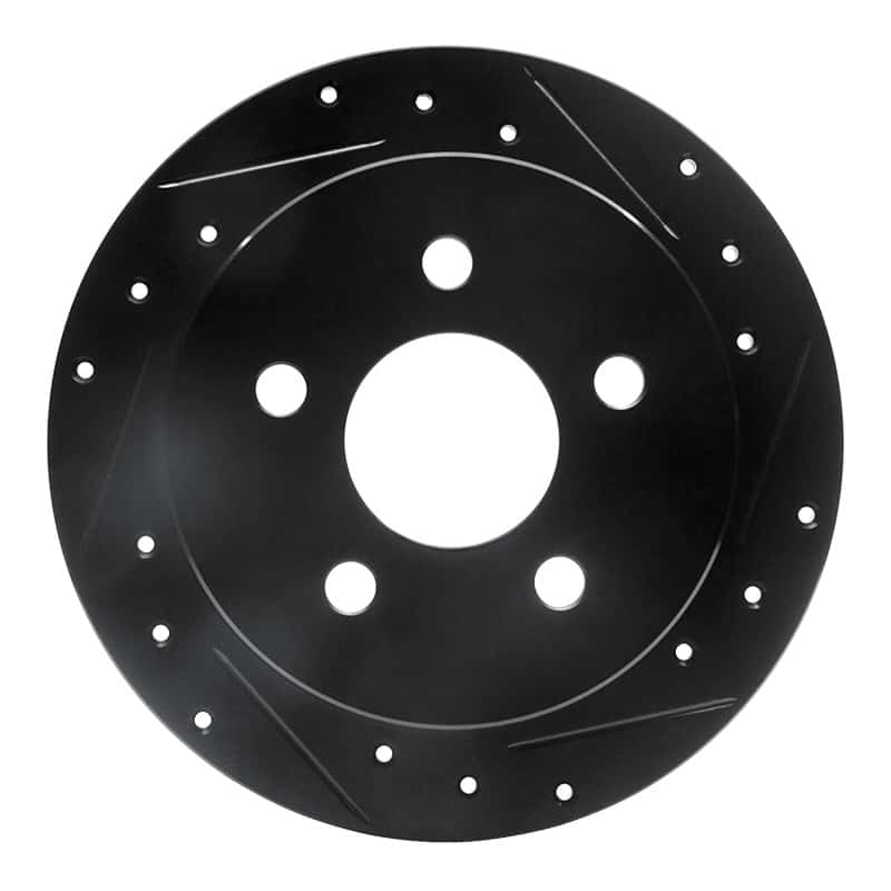 R1 Concepts — R1 97-05 Buick Century Rear Right Drilled & Slotted Black Brake Rotor
R1 Brake Rotor Drill - view 1