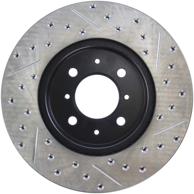 Stoptech — StopTech 90-01 Acura Integra (exc. Type R) / 01-05 Honda Civic / 07+ Honda Fit / 93-97 Del Sol VTEC
Disc Brake Rotor
Slot/Drill Rotor - view 5