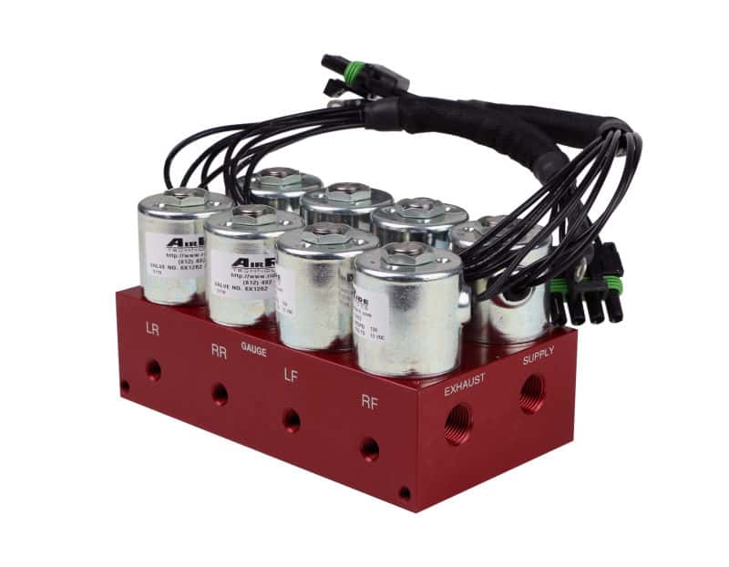 Ridetech — Ridetech 4-Way Big Red Air valve Fittings Not Included
BigRed Valve 4 Way - view 2