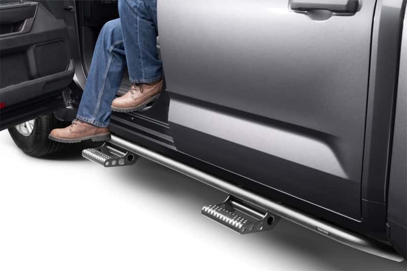 N-Fab — N-Fab RKR Step System 2022 Toyota Tundra CrewMax - Tex. Black - 1.75in - view 2