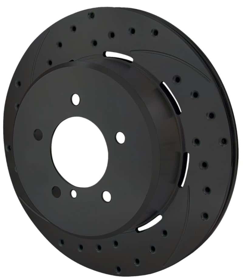 Wilwood — Wilwood Rotor-2.31in Offset-SRP-BLK-Drill-LH 12.19 x .810 - 5x4.75in BC
BRAKE ROTOR - view 1