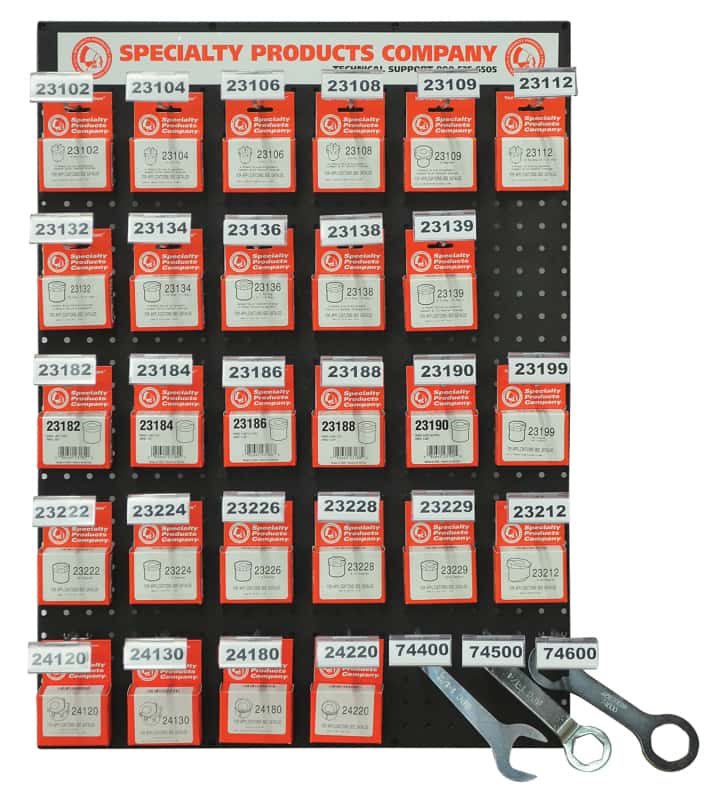 SPC Performance — SPC Performance LT TRUCK SLEEVE ASST SET
BLANK TOOL BOARD
ASSORT BOARD - view 1