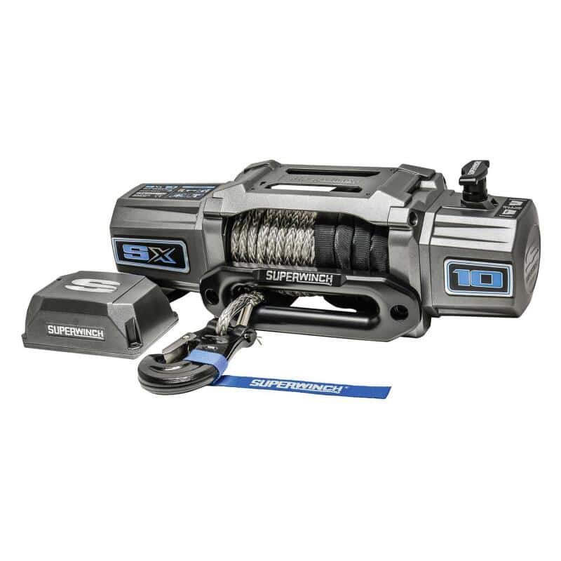 Superwinch — Superwinch 10000 LBS 12V DC 3/8in x 80ft Synthetic Rope SX 10000 Winch
Winch - view 39