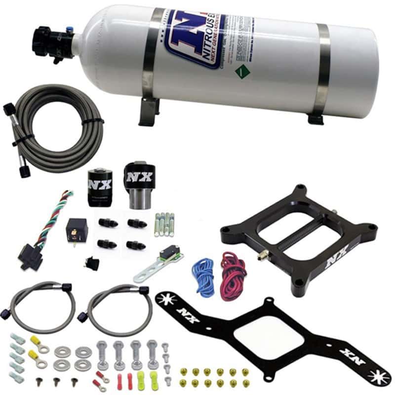 Nitrous Express — Nitrous Express 4150 Gasoline (RNC) Nitrous Kit w/15lb Bottle
Injection System Kit
N2OSys - view 2