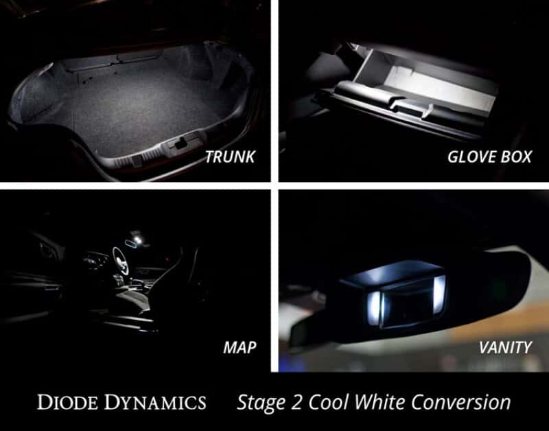 Diode Dynamics — Diode Dynamics Mustang Interior Light Kit 15-17 Mustang Stage 1 - Red - view 7