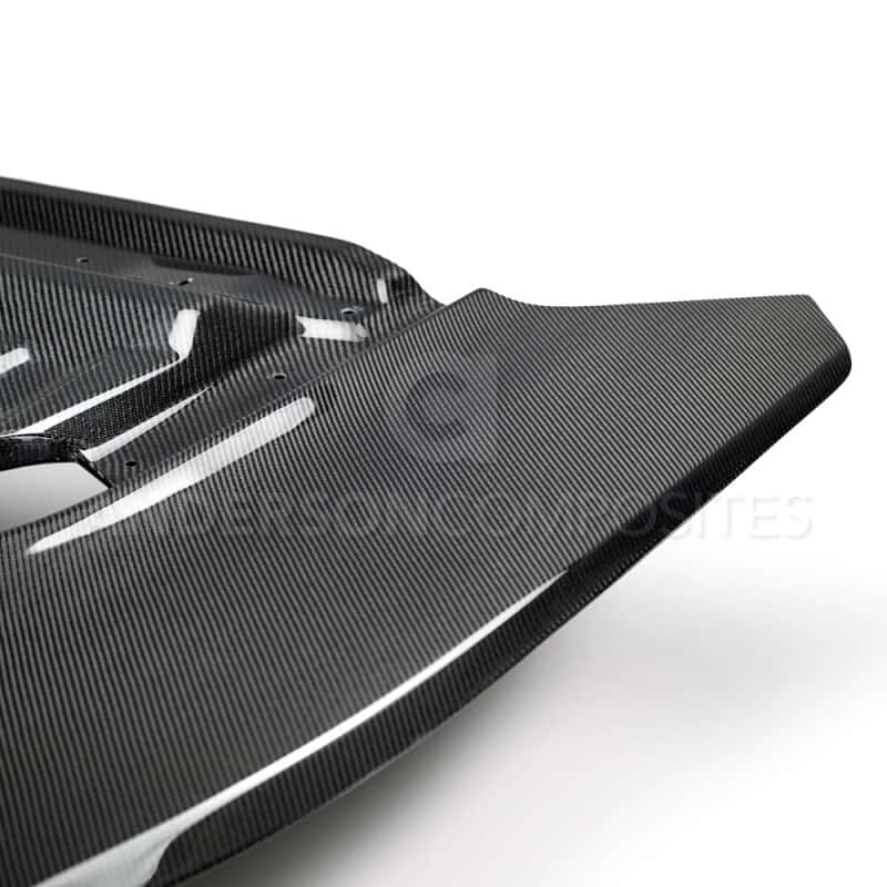 Anderson Composites — Anderson Composites 2017-2018 Chevrolet Camaro ZL1 1LE Type-OE Style Double Sided Carbon Fiber Hood - view 5