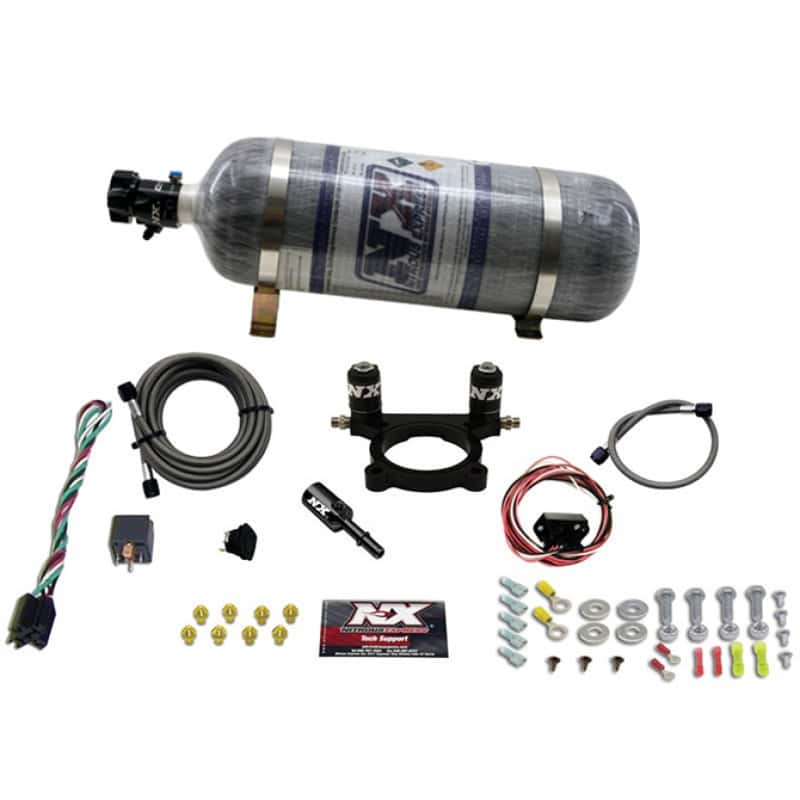 Nitrous Express — Nitrous Express 2013+ Subaru BRZ Nitrous Plate Kit (35-100HP) w/Composite Bottle
Injection System Kit
N2OSys - view 2