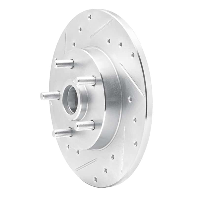 R1 Concepts — R1 1984-1987 Pontiac Fiero Front Left Drilled & Slotted Silver Brake Rotor
R1 Brake Rotor Drill - view 2