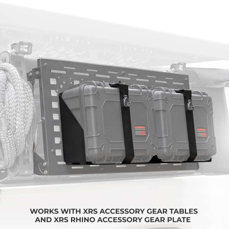 Go Rhino — Go Rhino XVenture Gear Hard Case Mount Medium 18in. (Mount ONLY for XRS/SRM Racks) - Tex. Blk
Hard Case Mount - view 6
