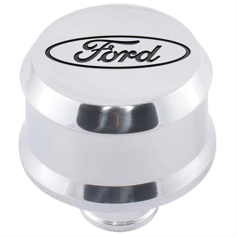 Ford Racing — Ford Racing Slant Edge Breather - Polished
Oil Breather Cap - view 1