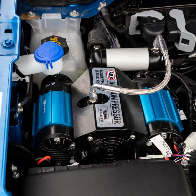 ARB — ARB Ford Bronco Twin 12V Onboard Compressor Kit
Compressor Kit - view 3
