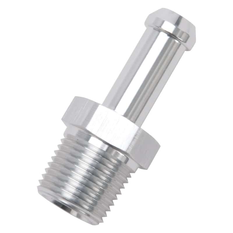 Edelbrock — Edelbrock Hose End Straight 3/8In NPT to 3/8In Barb Clear Anodize
KIT PARTS - view 3