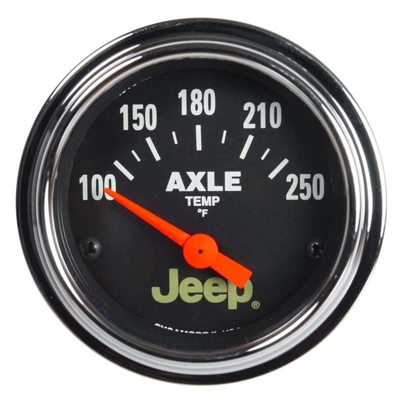 AutoMeter — Autometer Jeep 52.4mm Short Sweep Electronic 100-250 Def F Axle Temperature Gauge
2-1/16" JEEP AXLE TE - view 2