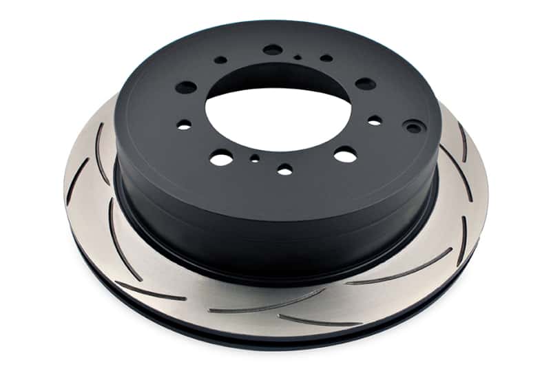 DBA — DBA 07+ Toyota Landcruiser 200 Series Rear Slotted Street Series Rotor
T2 Street Series
Brake Rotor - view 1
