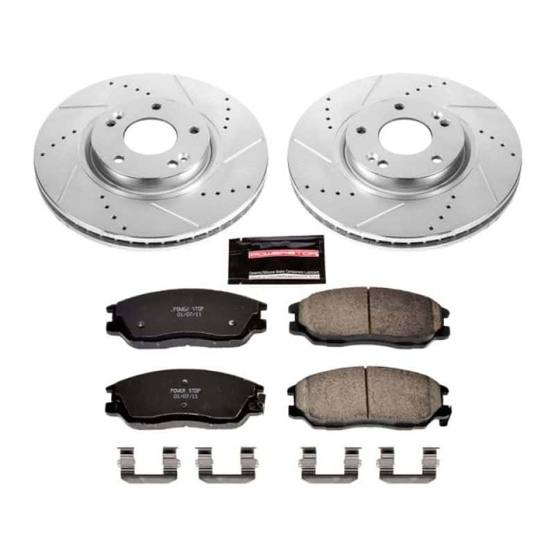 PowerStop — Power Stop 03-05 Hyundai XG350 Front Z23 Evolution Sport Brake Kit - view 1