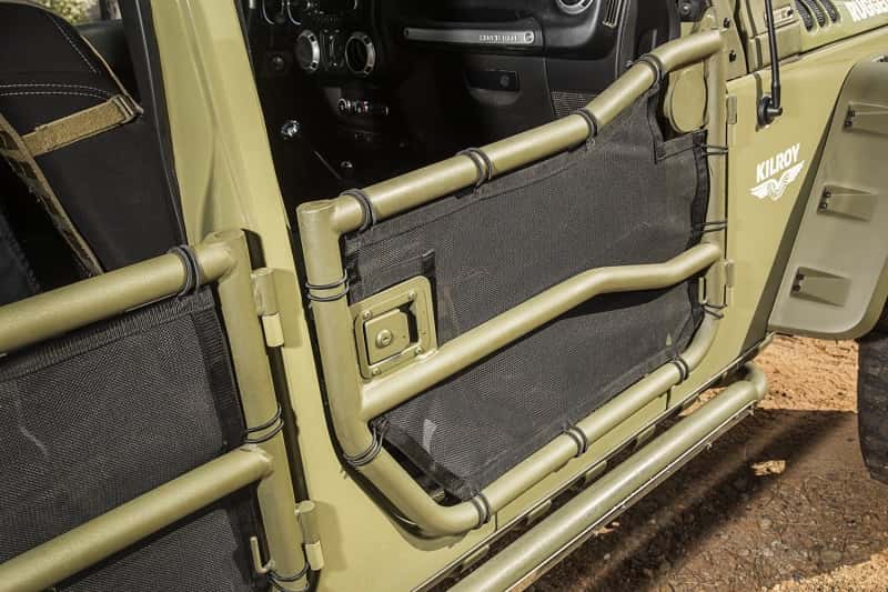 Rugged Ridge — Rugged Ridge Tube Door Covers Front Pair Black 07-18 Jeep Wrangler JK/JKU
Door Skin - view 3