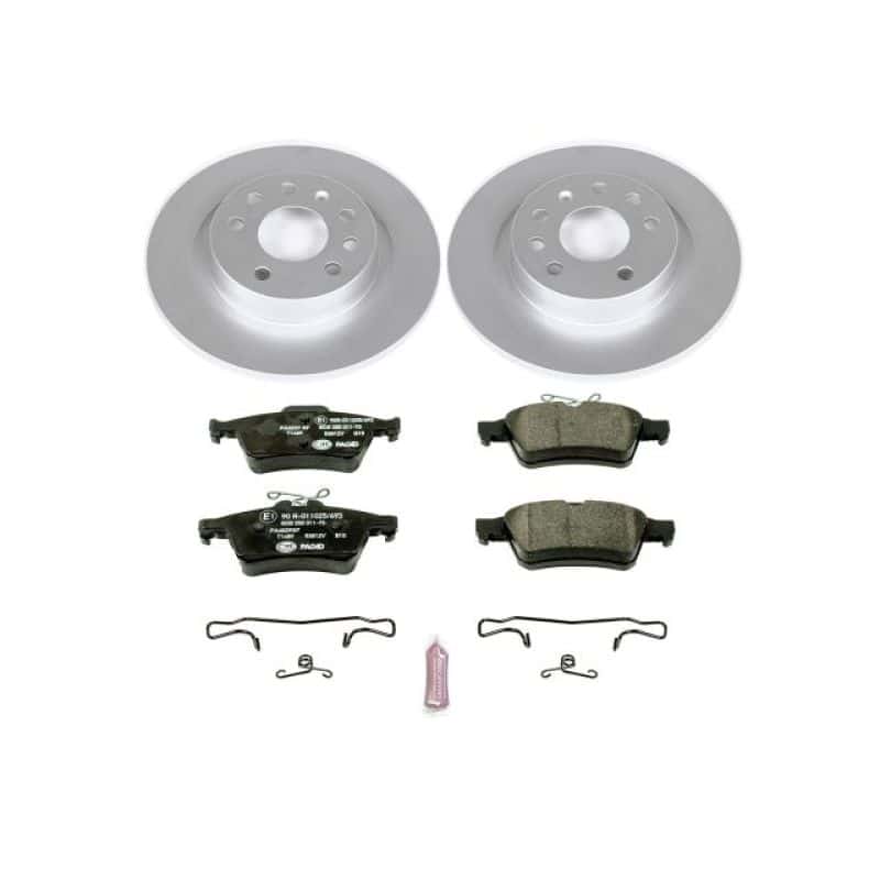 PowerStop — Power Stop 03-11 Saab 9-3 Rear Euro-Stop Brake Kit - view 1