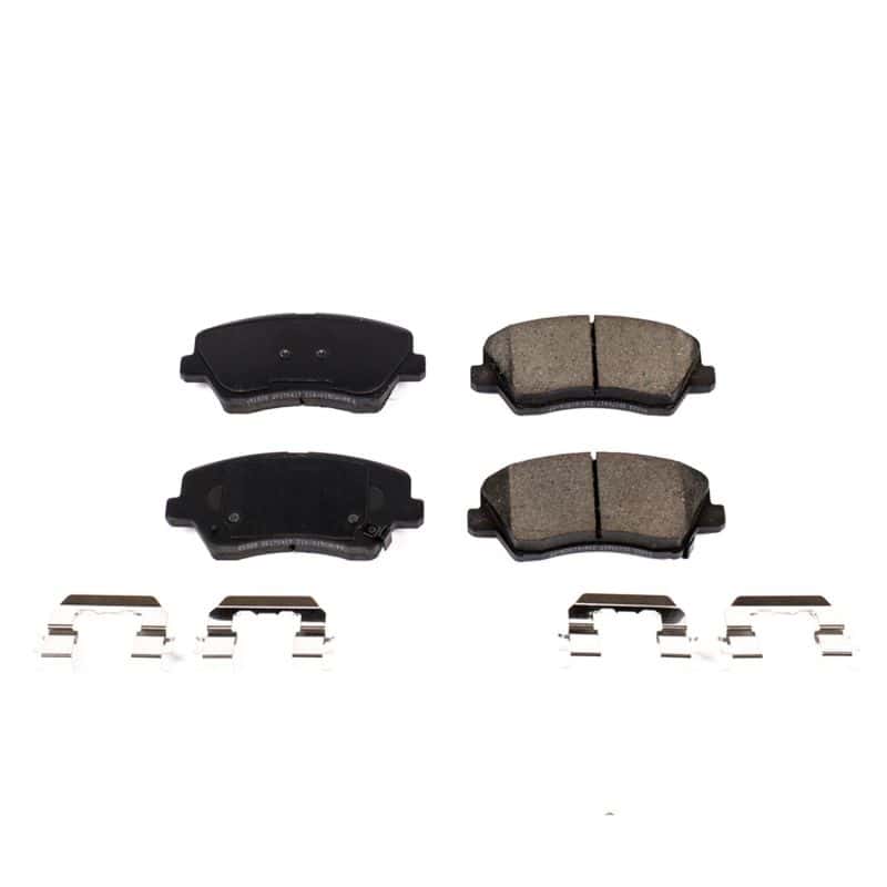 PowerStop — Power Stop 2017 Hyundai Elantra GT Front Z17 Evolution Ceramic Brake Pads w/Hardware
Z17 Brake Pads - view 1