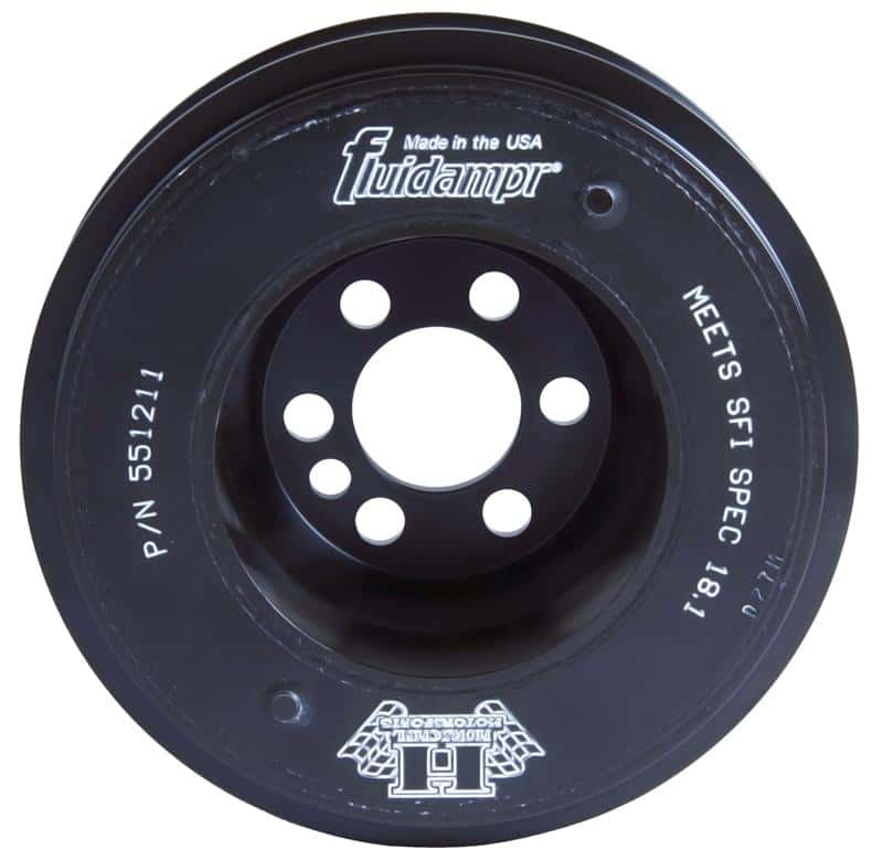 Fluidampr — Fluidampr VW 06-08 2L FSI Motor (6 bolt hole mounting) Steel Internally Balanced Damper
Harmonic Balancer - view 3
