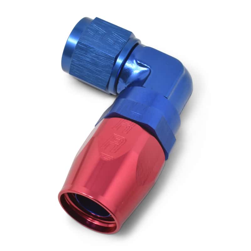 Russell — Russell Performance -12 AN Red/Blue 90 Degree Forged Aluminum Swivel Hose End
Hose Fitting - view 5