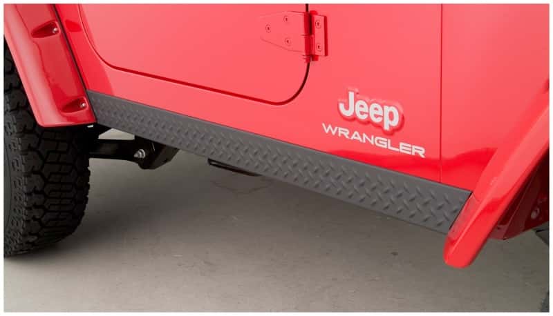 Bushwacker — Bushwacker 97-06 Jeep Wrangler Trail Armor Side Rocker Panels - Black
Trail Armor - view 3
