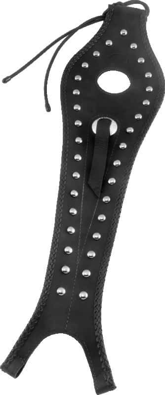 Mustang Motorcycle — Mustang 04-21 Harley Sportster Tank Bib w/Studs - Black - view 2